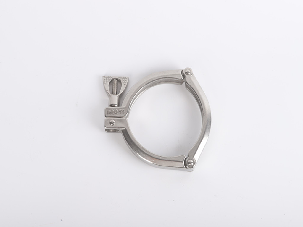 HongTaivalve-Stainless steel sanitary 3 segment tri clamp-size dn15-dn150-HTV-STC001