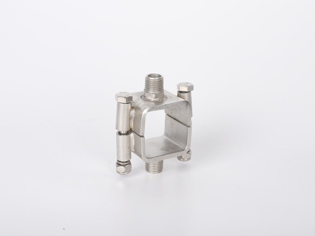 HongTaivalve-Stainless steel sanitary square  pipe hold clamp-size dn15-dn150-HTV-SPHC001