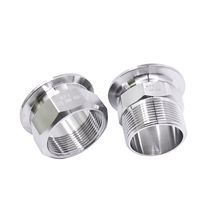 HongTaivalve-Stainless Steel NPT Clamped Threaded Fittings-size dn15-dn150-HTV-TF003